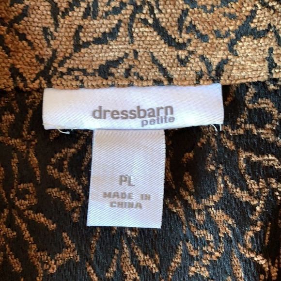 Brown and black abstract blazer size PL - Picture 8 of 16